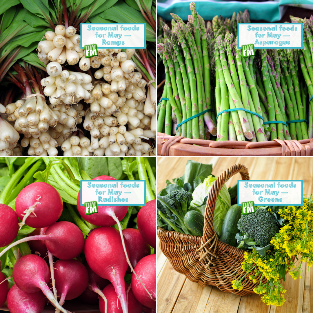 myFM: Seasonal Vegetables for May